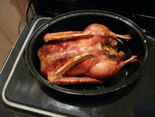 The roasted goose, a 'la Davidsen's tradition, YUM!