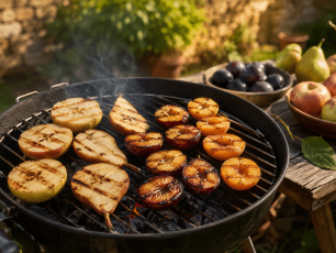 Ovoce na grilu